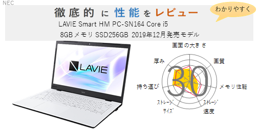 評価30点】LAVIE Note Standard NS100/K1B-P6 PC-NS100K1B-P6 を徹底的 
