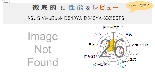 ASUS VivoBook D540YA-XX556TS - ノートPC