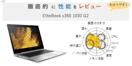 PC/タブレット ノートPC 評価53点】EliteBook x360 1030 G2 を徹底的にレビューしてみた 